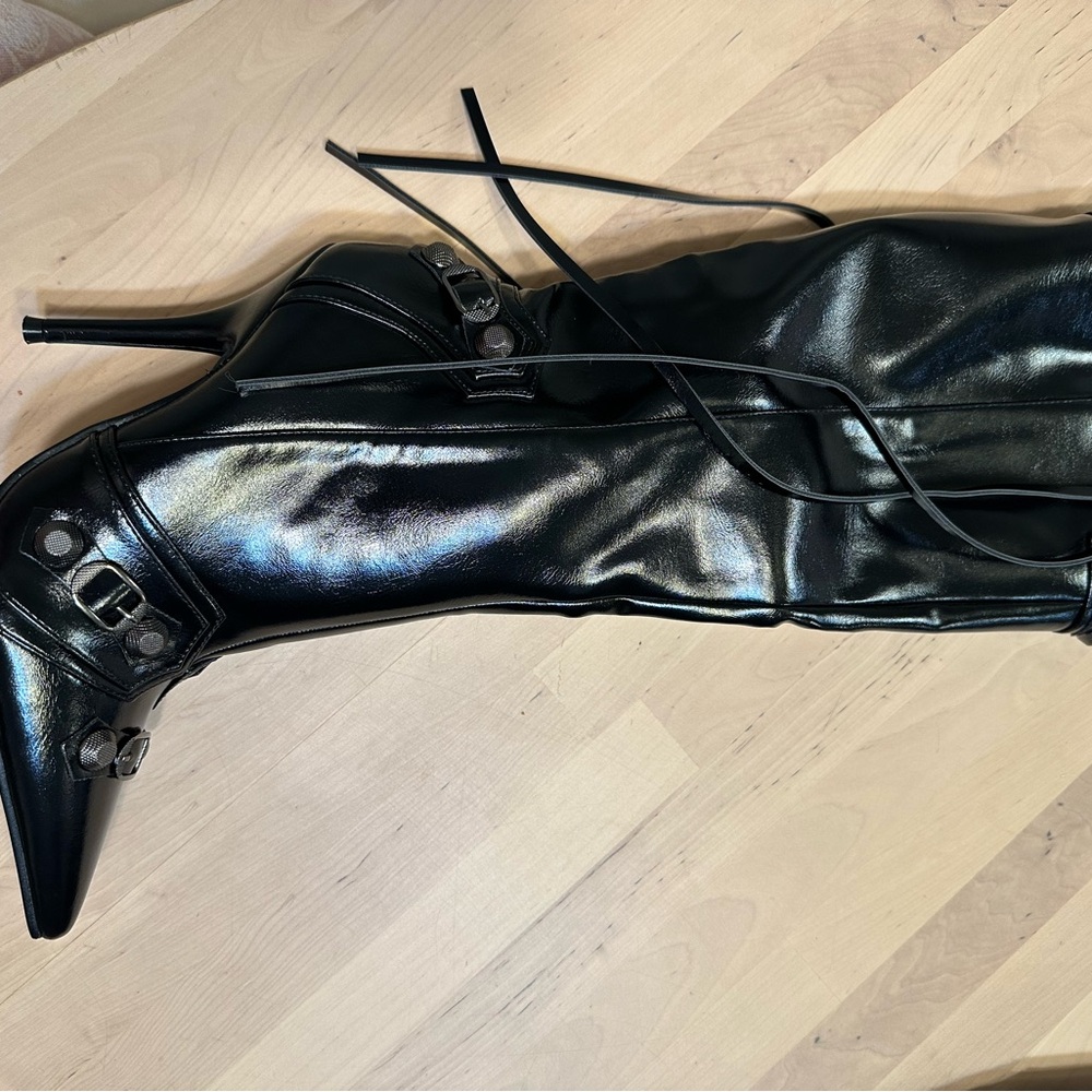 Motorcycle Boots pointed Toe
